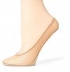 HUE Women's 3-Pack Micro Net Liner,Natural,M/L (shoe size 7-10)