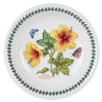 Portmeirion Exotic Botanic Garden Pasta Bowl with Hibiscus Motif Portmeirion Exotic Botanic Garden Pasta Bowl with Hibiscus Motif
