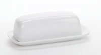 BIA Classic White Butter Dish with Cover BIA Classic White Butter Dish with Cover