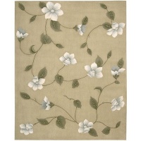 Nourison Rugs Julian Collection JL61 Light Gold Round 8' x 8' Area Rug Nourison Rugs Julian Collection JL61 Light Gold Round 8' x 8' Area Rug