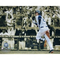 Derek Jeter 3000th Hit Running Horizontal Sepia Tone 16x20 Photo (MLB Auth) - Steiner Sports Certified Derek Jeter 3000th Hit Running Horizontal Sepia Tone 16x20 Photo (MLB Auth) - Steiner Sports Certified