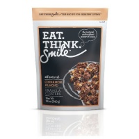 Eat. Think. Smile. Granola Clusters, Cinnamon Almond, 12-Ounce Pouches (Pack of 4) Eat. Think. Smile. Granola Clusters, Cinnamon Almond, 12-Ounce Pouches (Pack of 4)