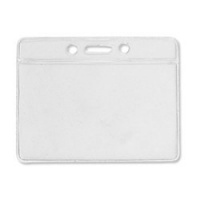 Lightweight, Clear Horizontal Vinyl Standard ID Badge Holder - Data/Credit Card Size 1820-1000 Lightweight, Clear Horizontal Vinyl Standard ID Badge Holder - Data/Credit Card Size 1820-1000