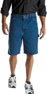 Dickies Men's 9 1/2 Inch Inseam Relaxed Fit Carpenter Short, Stone Washed Indigo Blue, 36 Dickies Men's 9 1/2 Inch Inseam Relaxed Fit Carpenter Short, Stone Washed Indigo Blue, 36