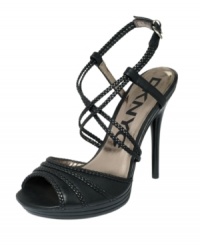 Dream weaver: Strap on Girls Night style with the Silvia high-heel sandals by DKNYC. Woven straps and flirty heel keep things interesting. Dream weaver: Strap on Girls Night style with the Silvia high-heel sandals by DKNYC. Woven straps and flirty heel keep things interesting.