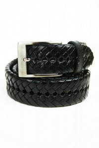 Greg Norman for Tasso Elba Mens Braided Leather Belt Greg Norman for Tasso Elba Mens Braided Leather Belt