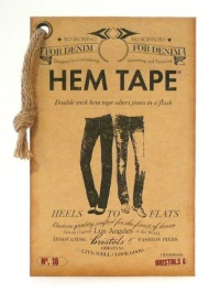 Double-Stick No Iron No Sew Fashion Hem Tape for Denim (Jeans, Pants, Skirt, Short) Double-Stick No Iron No Sew Fashion Hem Tape for Denim (Jeans, Pants, Skirt, Short)