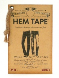 Double-Stick No Iron No Sew Fashion Hem Tape for Denim (Jeans, Pants, Skirt, Short)