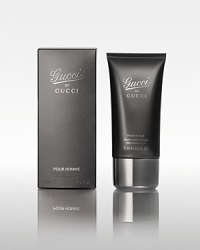 A new signature for the modern Gucci man, Gucci by Gucci Pour Homme combines classic masculine appeal with cool, contemporary elegance. Gucci by Gucci Pour Homme, encompassing the brands heritage and luxuriousness, is the first male fragrance entirely designed by Creative Director Frida Giannini as a new signature for the iconic Gucci man. With the sleek design of the flacon, the decorative horsebit that recalls the brands rich heritage and its warm and intense fragrance, Gucci by Gucci Pour Homme speaks to iconic, powerful, sensual men that represent todays Gucci man.A modernized woody chypre, Frida Gianninis inaugural male fragrance culminates both vision and tradition. The top and the heart of the fragrance bring a smooth, crisp freshness with the essence of cypress and calone. Violet and bergamot create a masculine floralcy for a natural and timeless appeal. A unique heart distinguishes the scent, and intensifies its character with warm incense and a leathery accord, with tobacco notes bestowing a touch of sweetness. Amber provides warmth, longevity and depth; with black pepper contributing a striking, sparkling effect. The base is complete with woody notes of patchouli, cedarwood and amyris for undeniable elegance. A new signature for the modern Gucci man, Gucci by Gucci Pour Homme combines classic masculine appeal with cool, contemporary elegance. Gucci by Gucci Pour Homme, encompassing the brands heritage and luxuriousness, is the first male fragrance entirely designed by Creative Director Frida Giannini as a new signature for the iconic Gucci man. With the sleek design of the flacon, the decorative horsebit that recalls the brands rich heritage and its warm and intense fragrance, Gucci by Gucci Pour Homme speaks to iconic, powerful, sensual men that represent todays Gucci man.A modernized woody chypre, Frida Gianninis inaugural male fragrance culminates both vision and tradition. The top and the heart of the fragrance bring a smooth, crisp freshness with the essence of cypress and calone. Violet and bergamot create a masculine floralcy for a natural and timeless appeal. A unique heart distinguishes the scent, and intensifies its character with warm incense and a leathery accord, with tobacco notes bestowing a touch of sweetness. Amber provides warmth, longevity and depth; with black pepper contributing a striking, sparkling effect. The base is complete with woody notes of patchouli, cedarwood and amyris for undeniable elegance.