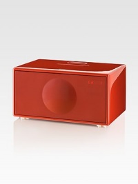 A complete, multi-function stereo system in a single wood cabinet and a tabletop size capable of room-filling sound. Four speakers, independently powered by digital amplifiers, create sound accuracy unmatched by any product of its size. A complete, multi-function stereo system in a single wood cabinet and a tabletop size capable of room-filling sound. Four speakers, independently powered by digital amplifiers, create sound accuracy unmatched by any product of its size.