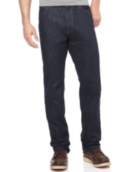 Keep your look sleek with these straight-leg jeans from Nautica. Keep your look sleek with these straight-leg jeans from Nautica.