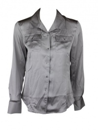 Jones New York Signature Womens Satin Long Sleeve Blouse Top Jones New York Signature Womens Satin Long Sleeve Blouse Top