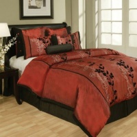 8Pcs Queen Laurel Jacquard Bedding Comforter Set 8Pcs Queen Laurel Jacquard Bedding Comforter Set