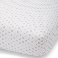 A coordinating floral dot pattern in pale pink.The American Academy of Pediatrics and the U.S. Consumer Product Safety Commission have made recommendations for safe bedding practices for babies. When putting infants under 12 months to sleep, remove pillows, quilts, comforters, and other soft items from the crib. A coordinating floral dot pattern in pale pink.The American Academy of Pediatrics and the U.S. Consumer Product Safety Commission have made recommendations for safe bedding practices for babies. When putting infants under 12 months to sleep, remove pillows, quilts, comforters, and other soft items from the crib.