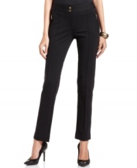 Alfani's chic seamed riding pants are a must-have for the season ahead. Pair with tunics and slouchy sweaters for crisp contrast. Alfani's chic seamed riding pants are a must-have for the season ahead. Pair with tunics and slouchy sweaters for crisp contrast.