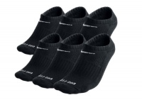 Nike Dri-Fit Cushion No Show Socks (6 Pack) Large Black Nike Dri-Fit Cushion No Show Socks (6 Pack) Large Black