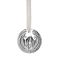 This lovely Waterford Let There Be Friendship disk ornament makes a stunning addition to any Christmas tree. Hangs from a logoed silver ribbon. This lovely Waterford Let There Be Friendship disk ornament makes a stunning addition to any Christmas tree. Hangs from a logoed silver ribbon.