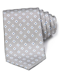 Canali Diamond and Dot Tie Canali Diamond and Dot Tie