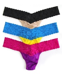 A colorful addition to your intimates wardrobe, Hanky Panky's Colorply thong blends comfort with sexy style. A colorful addition to your intimates wardrobe, Hanky Panky's Colorply thong blends comfort with sexy style.