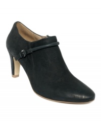 Style that's lovely and on point. Ecco's Nephi booties feature a slim buckled strap at the vamp and a sturdy heel. Style that's lovely and on point. Ecco's Nephi booties feature a slim buckled strap at the vamp and a sturdy heel.