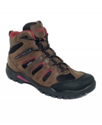Made for adventure. Ecco's La Paz Mid GTX sneakers are waterproof with a lace-up closure and rubber outsole. Made for adventure. Ecco's La Paz Mid GTX sneakers are waterproof with a lace-up closure and rubber outsole.