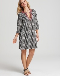 Embrace a preppy pattern with this printed cover up from Echo. In a floaty shape, this throw-it-on-and-go piece makes sea-to-shore dressing a breeze. Embrace a preppy pattern with this printed cover up from Echo. In a floaty shape, this throw-it-on-and-go piece makes sea-to-shore dressing a breeze.