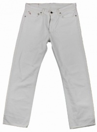 Polo Ralph Lauren Men's Distressed Classic Fit 867 Straight Leg White Wash Jeans
