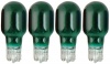 Moonrays 11692 4-Watt Wedge Base Light Bulbs, 4 Pack, Green
