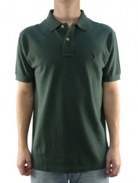 Polo Ralph Lauren Men's Small Pony Embroidered Mesh Polo Shirt Green Polo Ralph Lauren Men's Small Pony Embroidered Mesh Polo Shirt Green