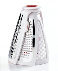 A fan favorite. Tackling the entire spread of the kitchen, this innovative tool combines extra-sharp graters to take on every recipe with precision and ease. Folds out to a perfect stand and nests for compact storage. Lifetime warranty. A fan favorite. Tackling the entire spread of the kitchen, this innovative tool combines extra-sharp graters to take on every recipe with precision and ease. Folds out to a perfect stand and nests for compact storage. Lifetime warranty.