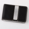 Black / White Smart Money Clip 13 Credit Card Holder Wallet Gift Box Y&G Money Clip MW1004 One Size White