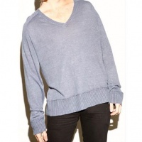 Alternative aa141 Linen V-Neck Sweater