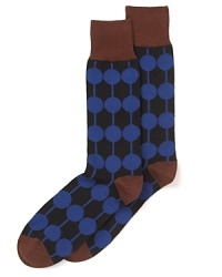 Connect the dots for a handsome finish to your attire with these fine socks from Paul Smith. Connect the dots for a handsome finish to your attire with these fine socks from Paul Smith.