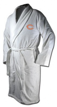 NFL Chicago Bears Cotton Robe (Orange, One Size) NFL Chicago Bears Cotton Robe (Orange, One Size)