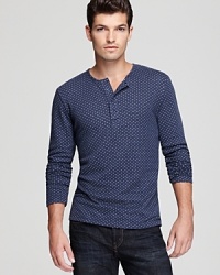 Shades of Grey Polka Dot Henley Shades of Grey Polka Dot Henley