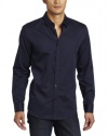 Calvin Klein Sportswear Men's Long Sleeve Track Stripe Shirt