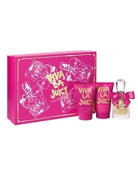 Viva the scent of Couture with this gift set, featuring a 1.7 fl. oz. Eau de Parfum Spray, 4.2 fl. oz. Viva la Body Lotion and 4.2 fl. oz. Viva la Shower Gel. Viva the scent of Couture with this gift set, featuring a 1.7 fl. oz. Eau de Parfum Spray, 4.2 fl. oz. Viva la Body Lotion and 4.2 fl. oz. Viva la Shower Gel.