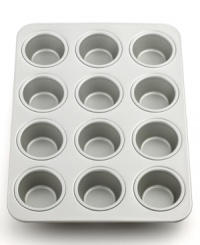 Make your mornings something to talk about. Dishing out perfectly golden, perfectly delicious muffins, this durable aluminum pan captures & distributes heat like a pro, so those early hours are just a bit sweeter. Make your mornings something to talk about. Dishing out perfectly golden, perfectly delicious muffins, this durable aluminum pan captures & distributes heat like a pro, so those early hours are just a bit sweeter.