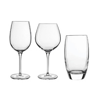 An exceptional collection of glassware from Luigi Bormioli is machine blown in SON.hyx glass, a unique and proprietary material that is extremely brilliant in color and sound, maintains its clarity after thousands of dishwasher cycles and possesses an extremely high level of durability for an elegant table setting day after day. An exceptional collection of glassware from Luigi Bormioli is machine blown in SON.hyx glass, a unique and proprietary material that is extremely brilliant in color and sound, maintains its clarity after thousands of dishwasher cycles and possesses an extremely high level of durability for an elegant table setting day after day.