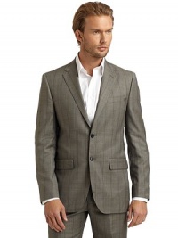 JACKETTailored from world-renowned Ermenegildo Zegna wool/silk. JACKETTailored from world-renowned Ermenegildo Zegna wool/silk.