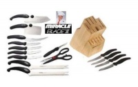 Miracle Blade III 16 Piece Knife and Block Set Miracleblade Miracle Blade III 16 Piece Knife and Block Set Miracleblade