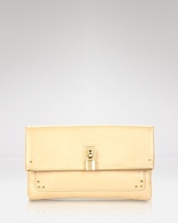 Balance fall's lush mood with understated accents like Marc Jacobs' fold over clutch. The compact piece is perfect for party season, but don't shy from showcasing this stunner in the daylight. Balance fall's lush mood with understated accents like Marc Jacobs' fold over clutch. The compact piece is perfect for party season, but don't shy from showcasing this stunner in the daylight.