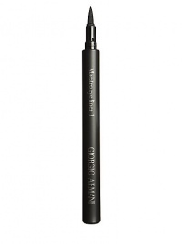 A long-lasting, water-based liquid eyeliner with a tapered pen tip that provides ultimate application precision. This unique calligraphic tool produces sharp contrast and definition to the eyes. The matte black liquid shade creates a sultry and dramatic look. A long-lasting, water-based liquid eyeliner with a tapered pen tip that provides ultimate application precision. This unique calligraphic tool produces sharp contrast and definition to the eyes. The matte black liquid shade creates a sultry and dramatic look.