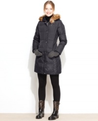 Cozy up to this chic petite puffer from MICHAEL Michael Kors. It's proof that you can look fashionable and stay warm at the same time! Cozy up to this chic petite puffer from MICHAEL Michael Kors. It's proof that you can look fashionable and stay warm at the same time!