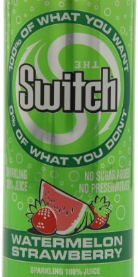 The Switch Sparkling Juice, Watermelon Strawberry, 8-Ounce Cans (Pack of 24) The Switch Sparkling Juice, Watermelon Strawberry, 8-Ounce Cans (Pack of 24)