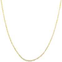 14 Karat Yellow Gold 0.8-mm Loose Rope Chain (20 Inch)