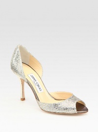 EXCLUSIVELY AT SAKS. From the 24:7 Collection. Simply elegant, this glittery leather peep-toe d'Orsay has a mesh stitched overlay for added texture. Self-covered heel, 3¼ (80mm) Peep toe Leather lining and sole Made in ItalyOUR FIT MODEL RECOMMENDS ordering true size. EXCLUSIVELY AT SAKS. From the 24:7 Collection. Simply elegant, this glittery leather peep-toe d'Orsay has a mesh stitched overlay for added texture. Self-covered heel, 3¼ (80mm) Peep toe Leather lining and sole Made in ItalyOUR FIT MODEL RECOMMENDS ordering true size.