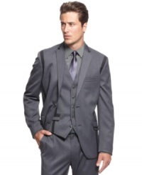 A classic blazer like this from INC International Concepts garners your the attention you want in a sharp business look.