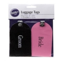 Wilton Bride Groom Luggage Tags