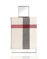 Burberry London for Women is an elegant and sophisticated floral fragrance. Feminine top notes of rose and honeysuckle evoke an English garden on a bright spring morning, the crispness of the air suggested by a zest of clementine. Delicate, sensual heart notes of tiare flower, jasmine and peony are underscored by a dry-down of sandalwood, veil of musk and patchouli. Burberry London for Women is an elegant and sophisticated floral fragrance. Feminine top notes of rose and honeysuckle evoke an English garden on a bright spring morning, the crispness of the air suggested by a zest of clementine. Delicate, sensual heart notes of tiare flower, jasmine and peony are underscored by a dry-down of sandalwood, veil of musk and patchouli.